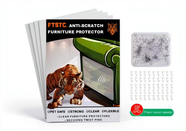 Anti Cat Scratch Furniture Protector FTSTC 12-Pack Duty Transparent-6